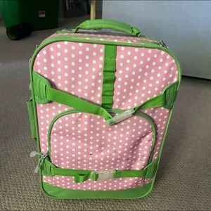 Pottery Barn Kids Poka Dot Suitcase